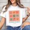 Flower T Shirt Boho Wildflowers Matisse Minimalist Flowers Floral Nature Market Vintage Casual Stretched Slightly Unisex
