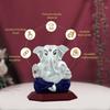 Ganesha Idol for Home Decor Showpiece Statue of Lord Ganesha for Tabletop Murti for Puja Room, Festival Gift Ganpati Figurine for Prosperity