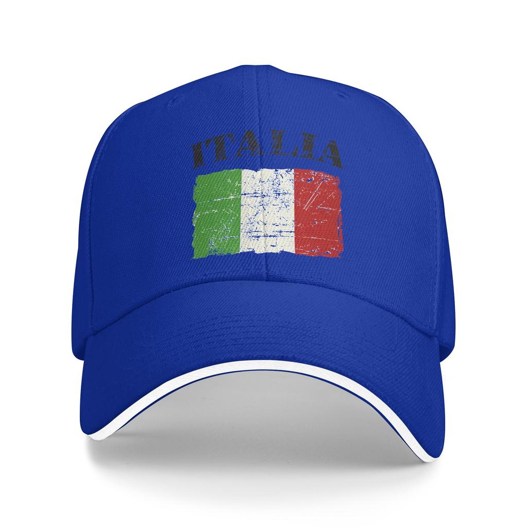 Unisex Italian Vintage Flag Italy Italia Outdoor Hat Trucker Cap Casual Baseball Cap Sports Sunshade