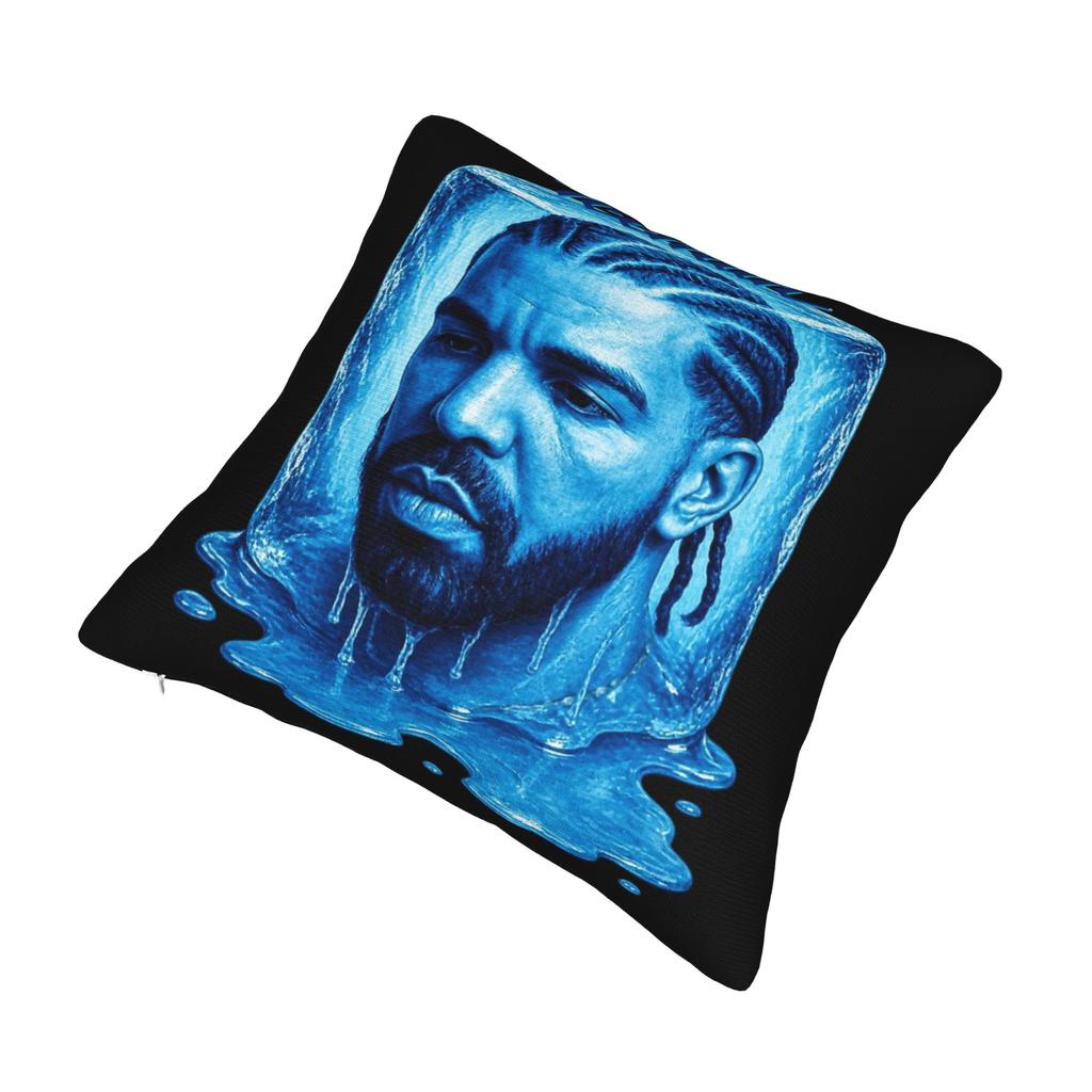Drake Iceman Pillowcase Printing Polyester Cushion Cover Gift Pillow Case Cover Home Zipper 40*40Cm