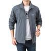 Summer 1011 men's ultra-thin breathable stand-collar UV protection jacket, fishing suit men's skin clothing live stream