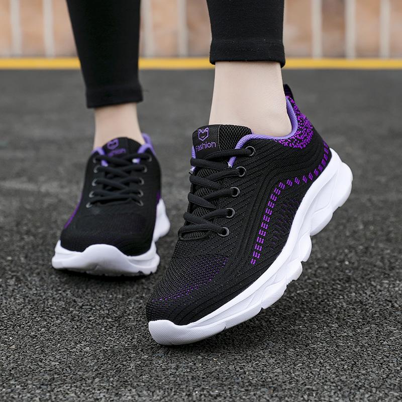 Spring and summer Fashion New Women's Sports Shoes Low cut Breathable Casual Single Shoes Lightweight Running Shoes