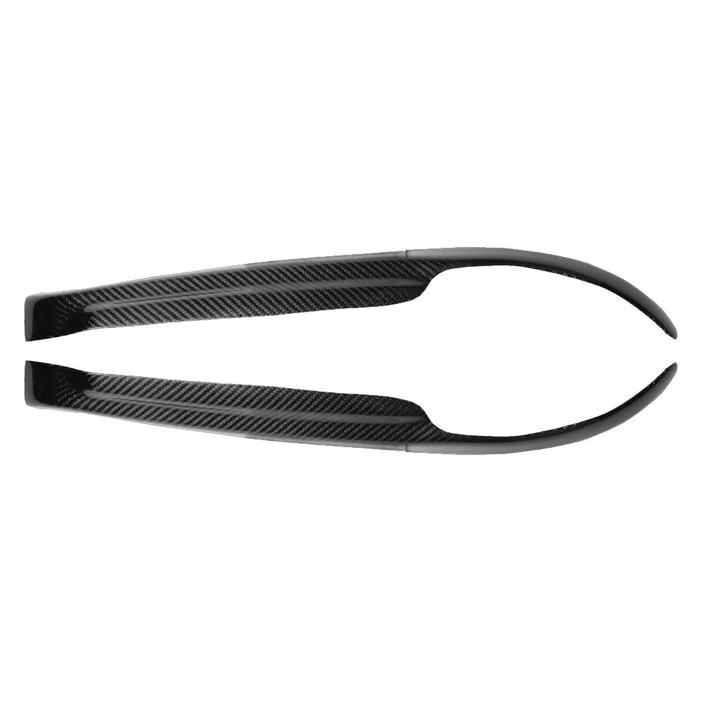 For Mitsubishi Lancer EVO7 8 9th Gen 2003-2007 Real Dry Carbon Fiber Front Headlight Eyelid Eyebrow Cover Panel Car Accessories