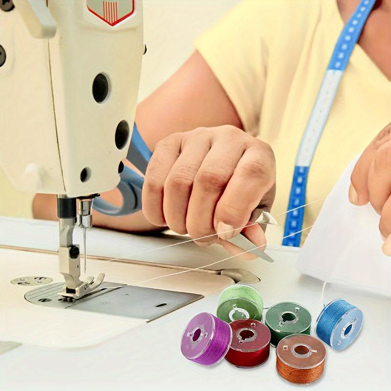 Vorgewickeltes Garnspulen-Set zum Nähen mit der Hand und der Maschine, tragbares Stick-Nähzubehör für Nähbegeisterte und Bastler für DIY-Stickprojekte