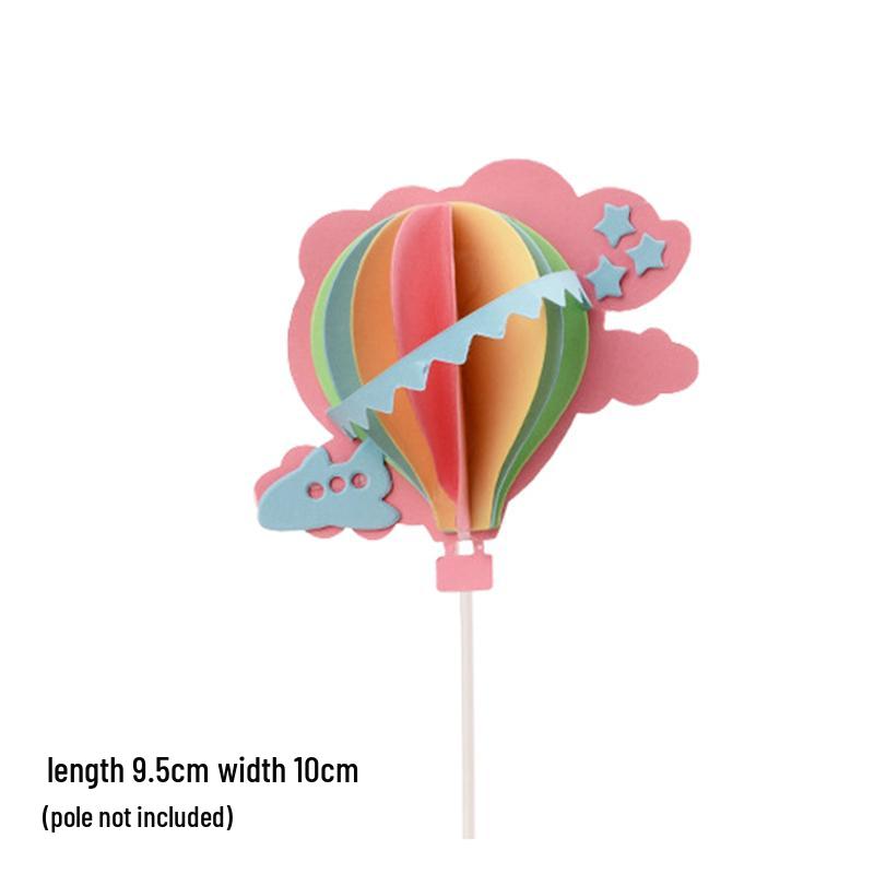 Dazzling Rainbow Tassel Birthday Cake Topper - Dessert Table Decoration