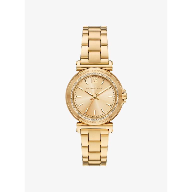 

Мини-часы Michael Kors Maren с паве, золотистый тон, MK7516 золотой