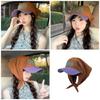 Summer Baseball Hat for Women Girls Embroidery Adjustable Hat Quick Drying