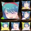 Minamo Shio Osalove Anime Art Square Sofa Pillow Cover Solid Color Living Room Home Decor Cushion Case