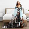 The Maze Runner Flannel Blanket Newt X Thomas Soft Warm Throw Blanket for Outdoor Camping Comfortable Bedspread Sofa Bed Cover