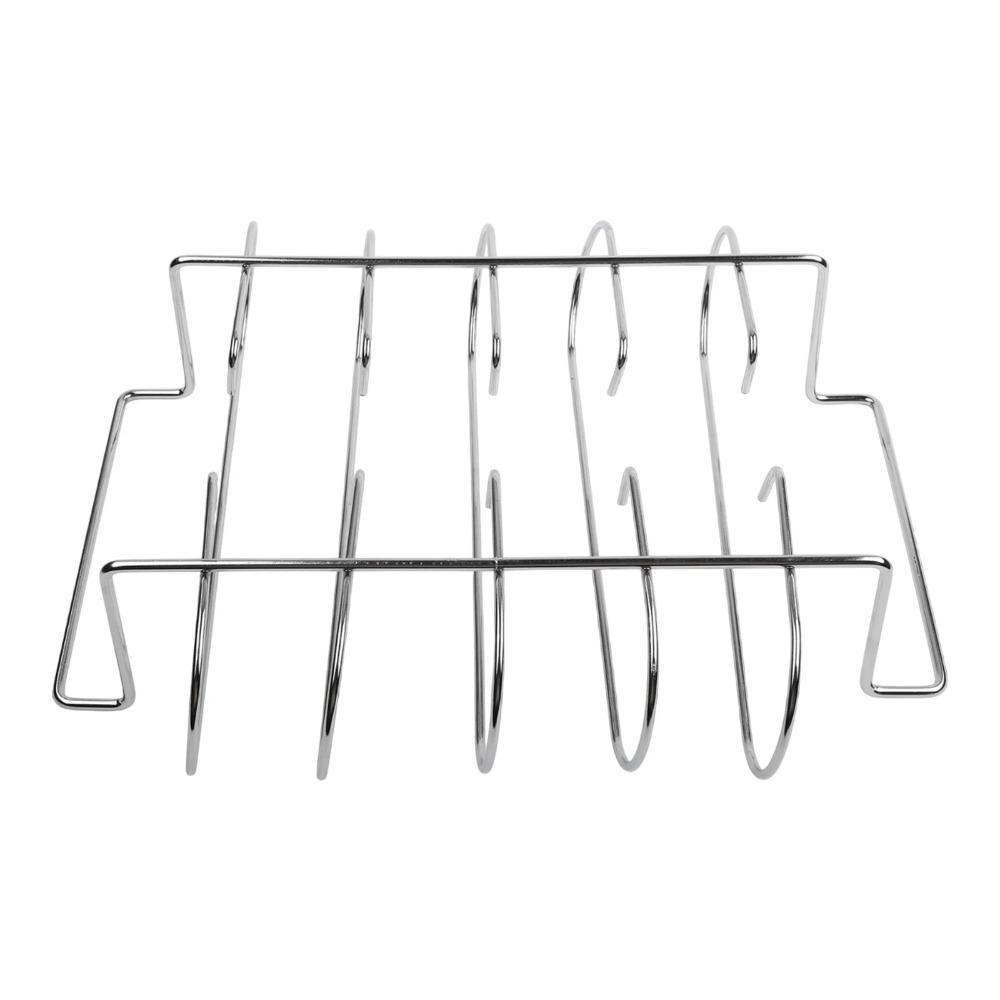 Non-Stick BBQ Rib Rack  Stand Stainless Steel Chicken Beef Ribs Grill Barbecue Steaks Rack  Camping