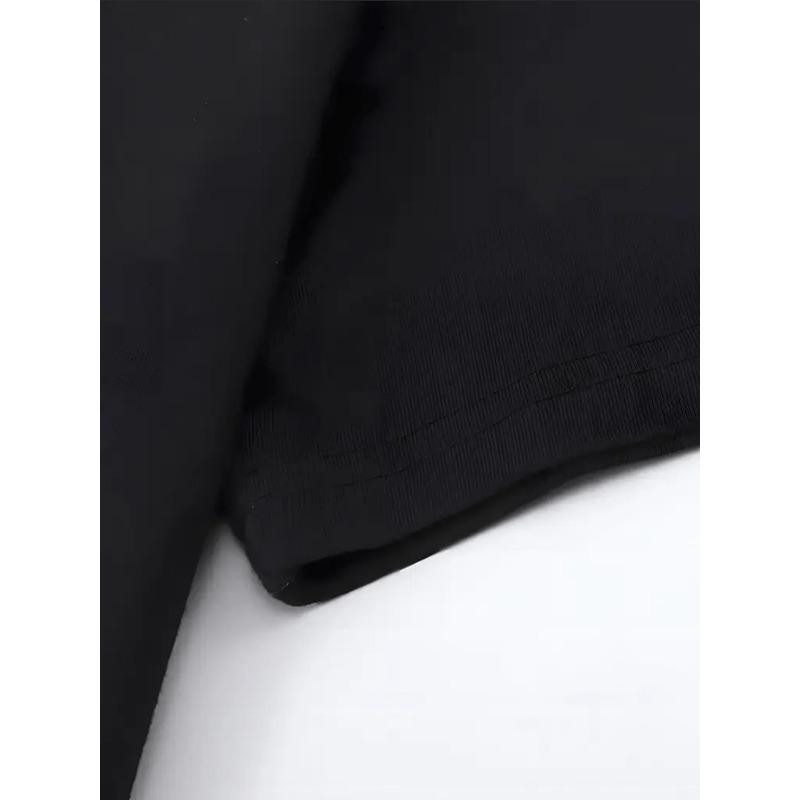 European sizes Vintage Distressed Black  T-Shirt with Golden-Brown Rock & Roll Design - Featuring Bold Skull and Wings Artwork,