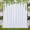 Transparente Vorhänge 1,5x3m Mehrzweck-Bogen-Draperien Transparenter Hintergrundvorhang für Fotografie Hochzeit