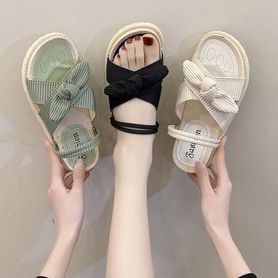 Fashion 2024 New Fashion Two-wear Platform Thick-soled Beach Sandals Summer Sandals  Slippers  Sandals  Women Shoes  Flip Flops
