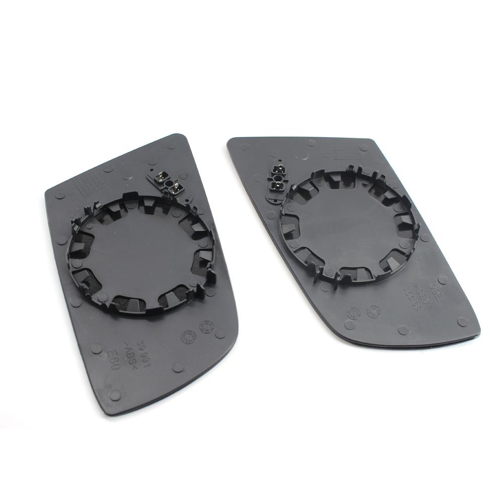 Zijkant Blauw Verwarmd Elektrisch Groothoek Buitenspiegelglas Voor BMW 5 Serie E60 E61 2003 - 2010 Auto Exterieur Onderdelen Accessoires