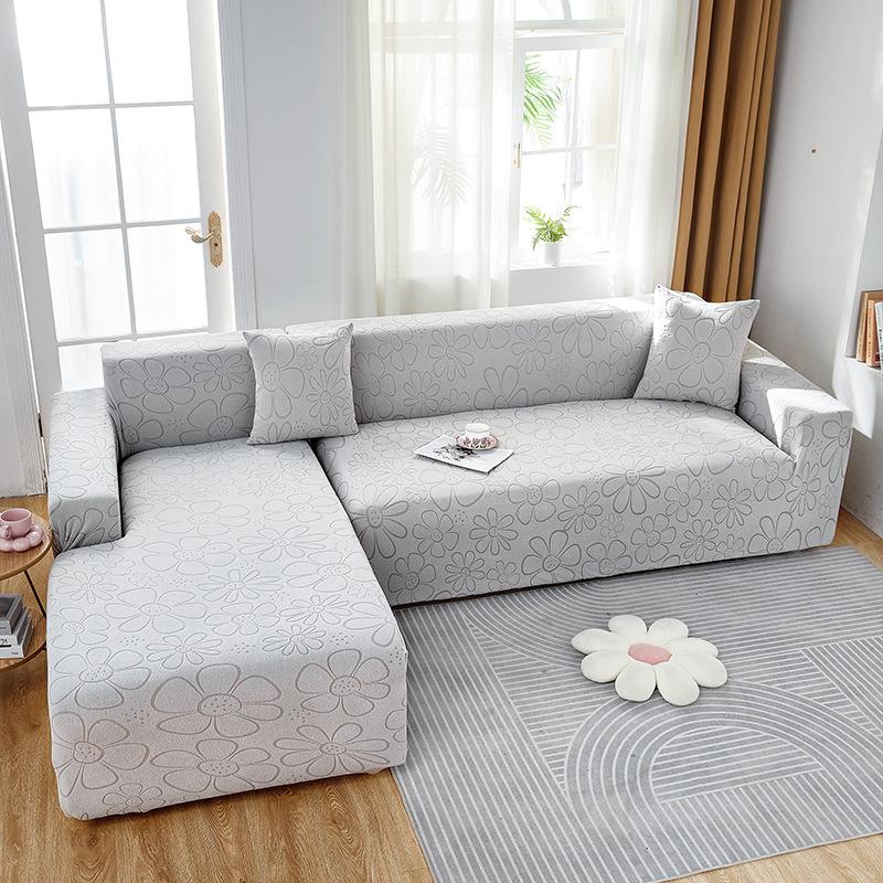 Kationowy Rzeźbiony POKROWIEC na Sofę SŁONECZNIKOWY Sofa Kombinowana Konkubina Kurtka Pyłoodporna Pokrowiec na Sofę All-Inclusive