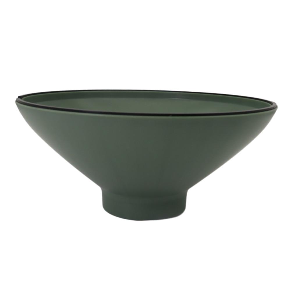 Side Outlet Kitchen Grease Drainer Fine Mesh Grease Funnel Kitchen Gadgets Grease Colander Fruit зелёный