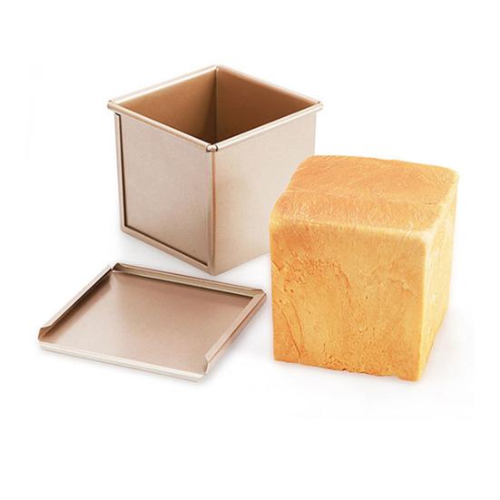 Water Cube Mold Box Non-Stick Bread Toast Lid with Sliding Kitchen Baking