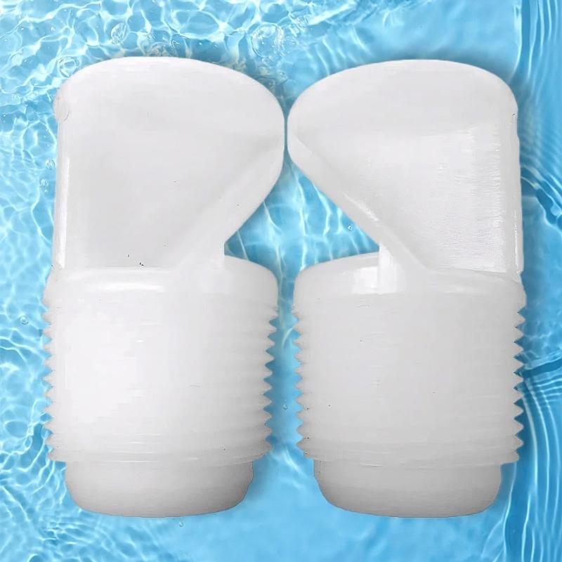 2PCS Professional Aerator Sprayer Nozzles Plastic Texture Suitable for Swimming Pool Systems Plastic Construction