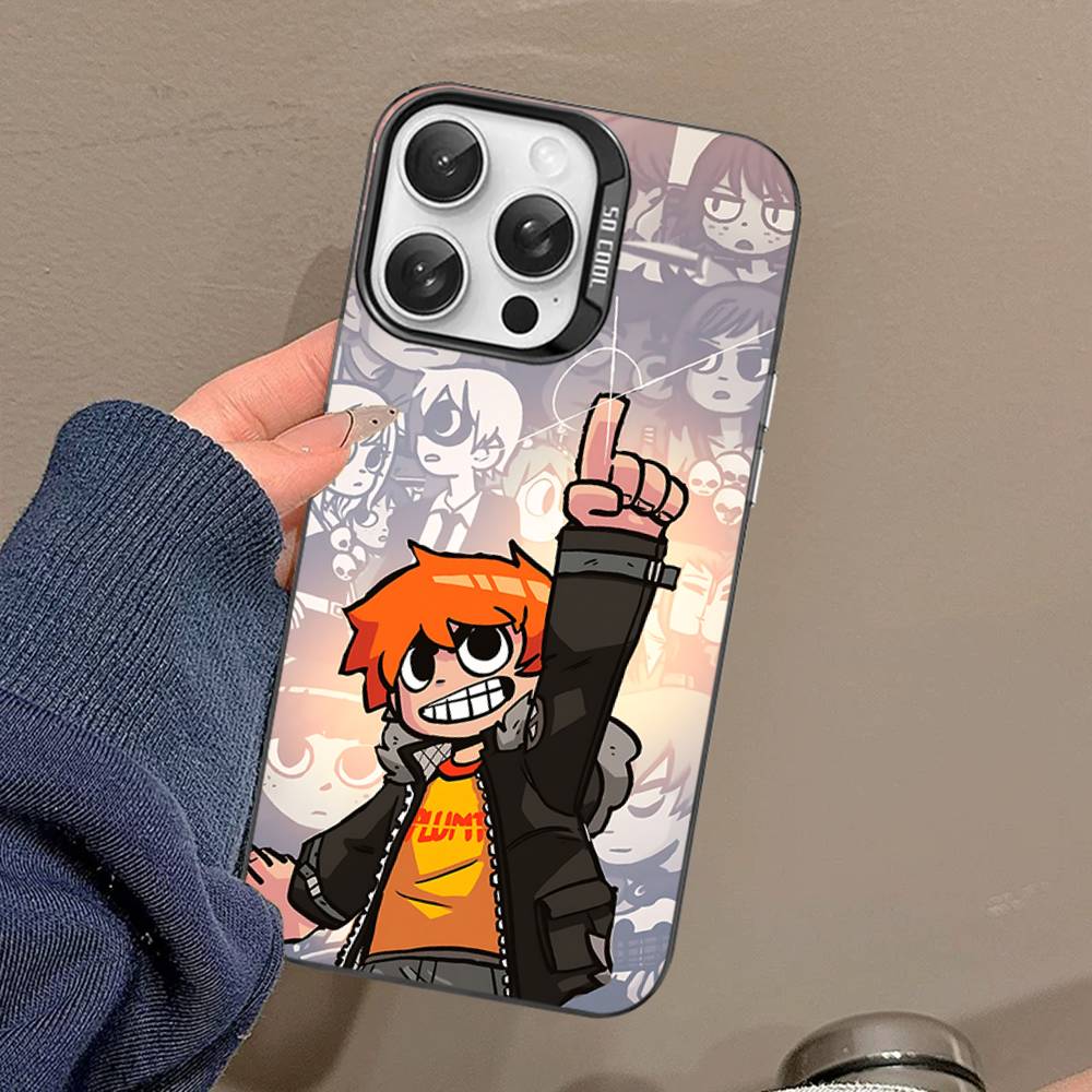 Comedy Film Scott Pilgrim VS The World Phone Case For IPhone 17 16 15 14 13 12 11 Pro Max Plus Color Silver Cover