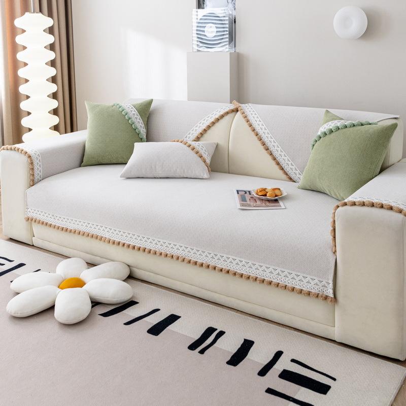 Light Luxury Chenille Sofa Cushion Simple Internet Celebrity  New French Four-Season Universal Non-Slip Sofa Cover Cover Cloth