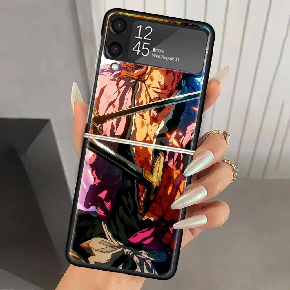 Bleach Kyoraku Shunsui Hard PC Back Phone Case for Samsung Galaxy ZFlip 7 6 5 Z Flip 4 ZFlip6 Z Flip7 5G ZFlip4 Flip3 Zflip5 Cov