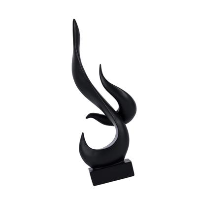 Home Decors Modern Abstract Art Fire Flames Statue Table Decorations for Dining Room Living Room Office Centerpieces