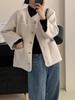 Fashion Double-sided Elegant Cardigan Women Winter New French Chic Light Luxury Coat Small Crop Design Slim Vintage Outerwear