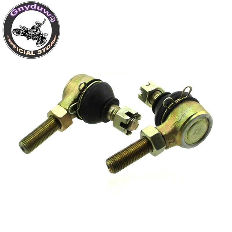 Gnyduw 12mm M12 Left Right Tie Rod Ends For Tomberlin Crossfire 150 Baja DN150 Go Kart Ball Joint 250 Sunl Kandi Dazon Parts