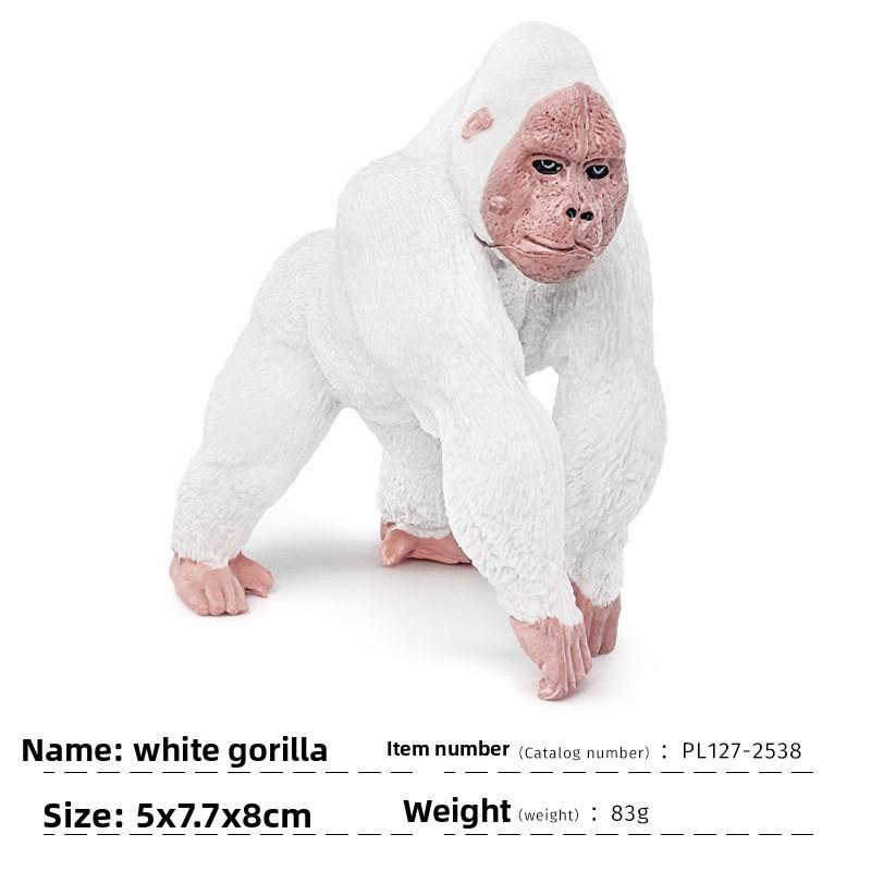 Realistic Gorilla Nature Scene Pvc Statue For Kids Educational Play