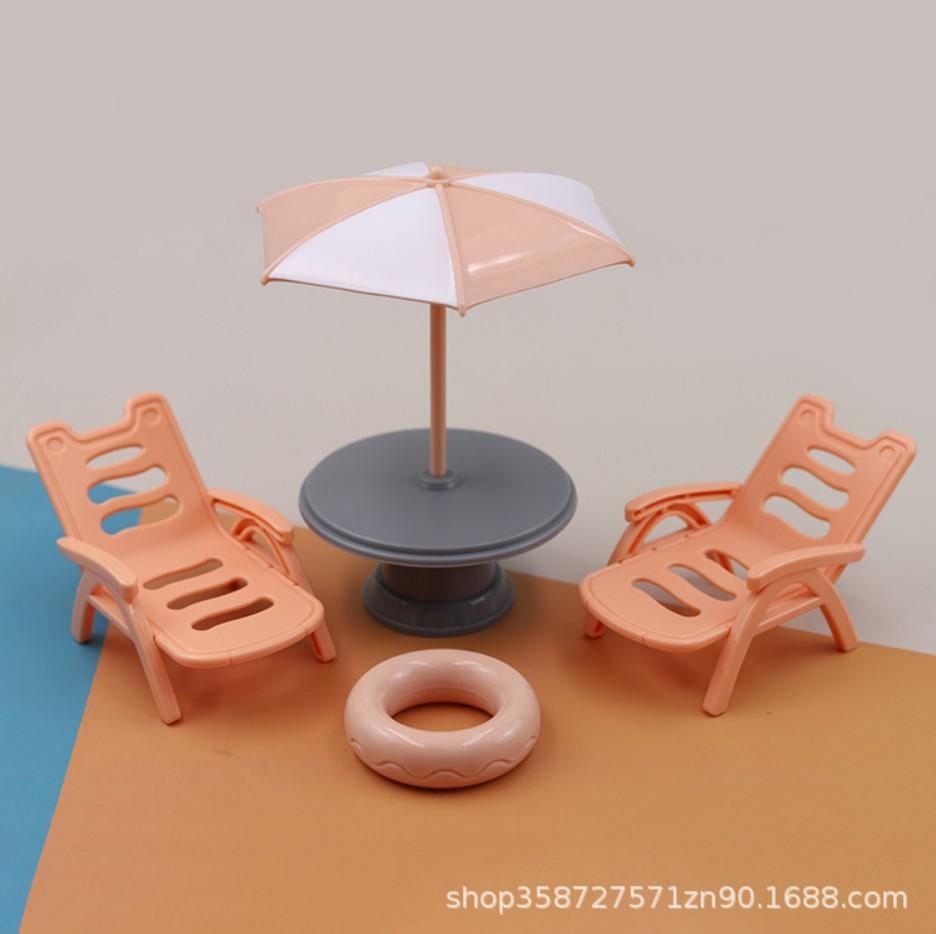Play House Toy Simulation Mini Furniture Full Set Kitchen Doll House Miniature Food Play Scene Ornament Girl Model