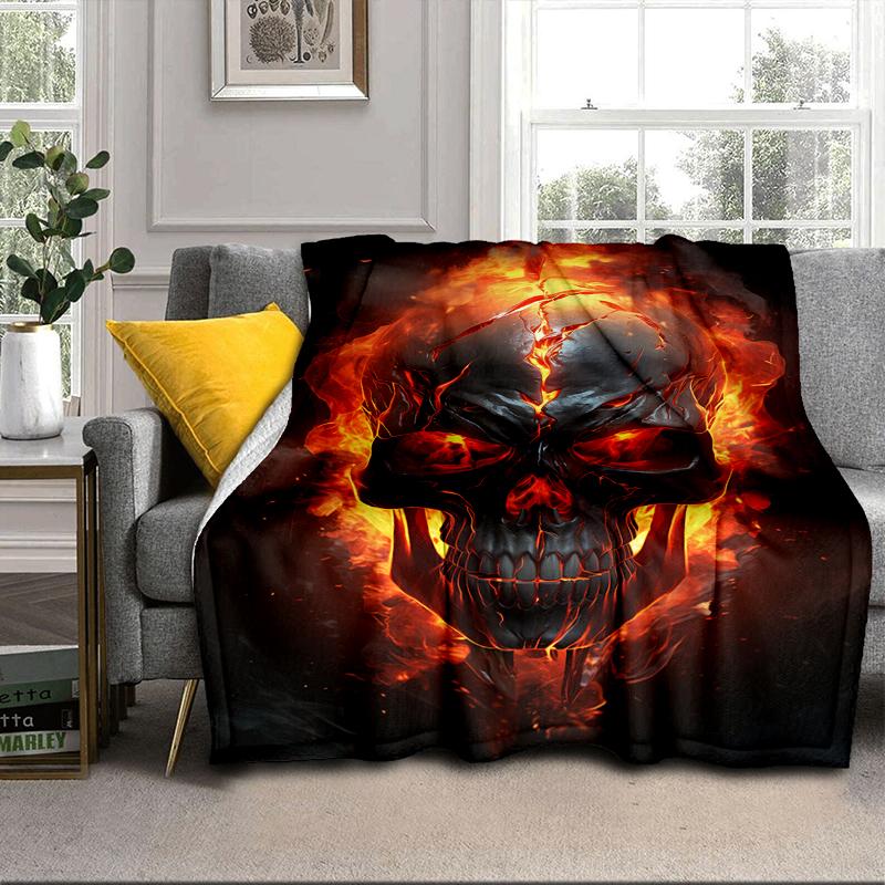 Day Of The Dead Skull Blanket Flannel Blanket Throw Blanket Sofa Cover Blanket Soft Premium Blanket Picnic Blanket Tv Blanket Gifts