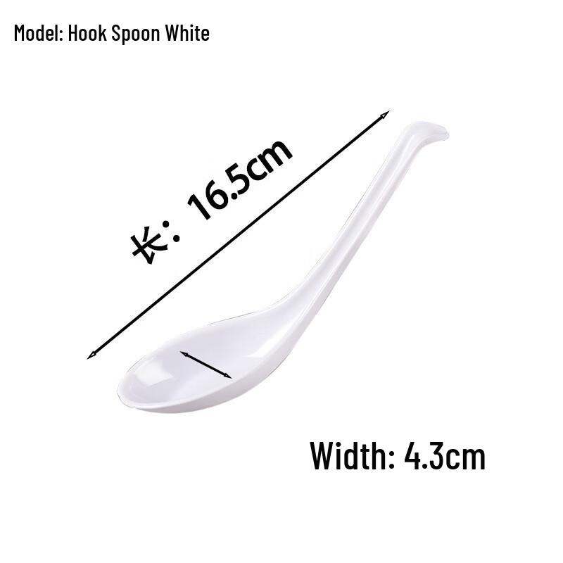Melamine Restaurant & School Soup Spoons