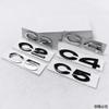 C2 C4 C5 Logo ABS 3D Car Rear Trunk Badge Sticker Styling for Citroen Brand Emblem Auto Body Decals Auto Modified Accessories