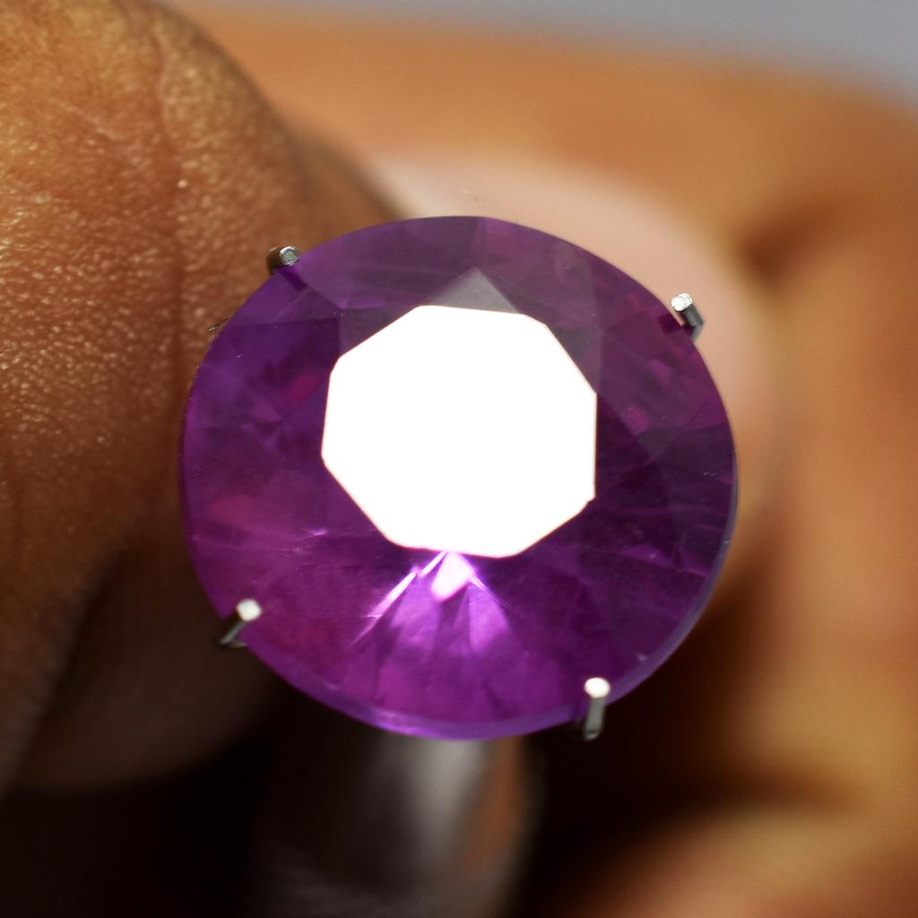 Natural Pink Sapphire Loose Gemstone 8.75 ct Round Shape September Birthstone for Gem Collections
