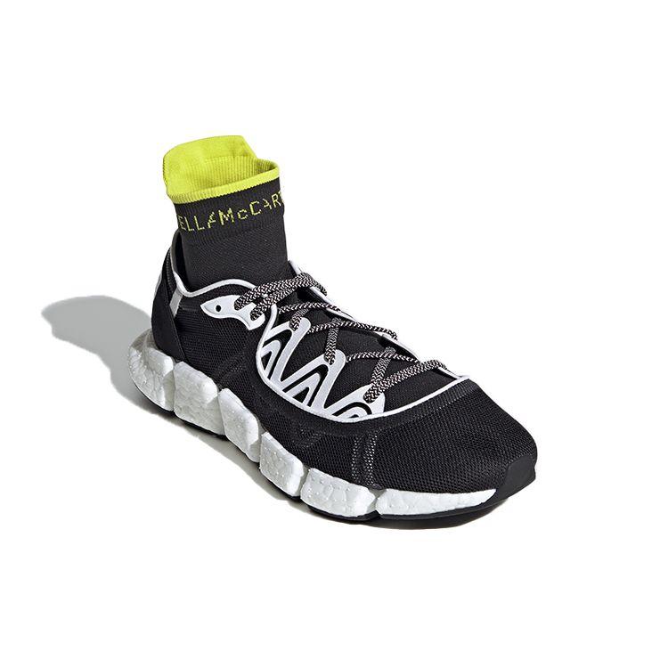 Adidas Stella McCartney x Climacool Vento Schwarz Weiß Damen Sneaker Cloud-White Acid-Yellow Core-Black FZ3014