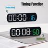 Voice Control Digital Alarm Timer Clock Temperature Dual Alarm Desktop Table Clock Night  12/24H  Clock Watch Desk Clock Timer
