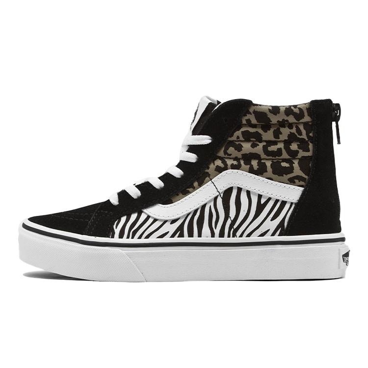 Vans Sk8-hi Zip Casual GS Leopard Print Blackleopard Men s VN0A4UI42JK EU 38