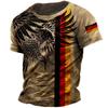 Men Vintage Motorcycle 3d Print Casual Short Sleeve Loose Oversized T-shirts for Men Sweatshirt Men's Top Clothing