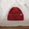 Large Head Circumference Thick Line Knitted Hat Men's Winter Thickened Warm Woolen Hat Simple Pullover Hat Cold Hat Women's Face Small