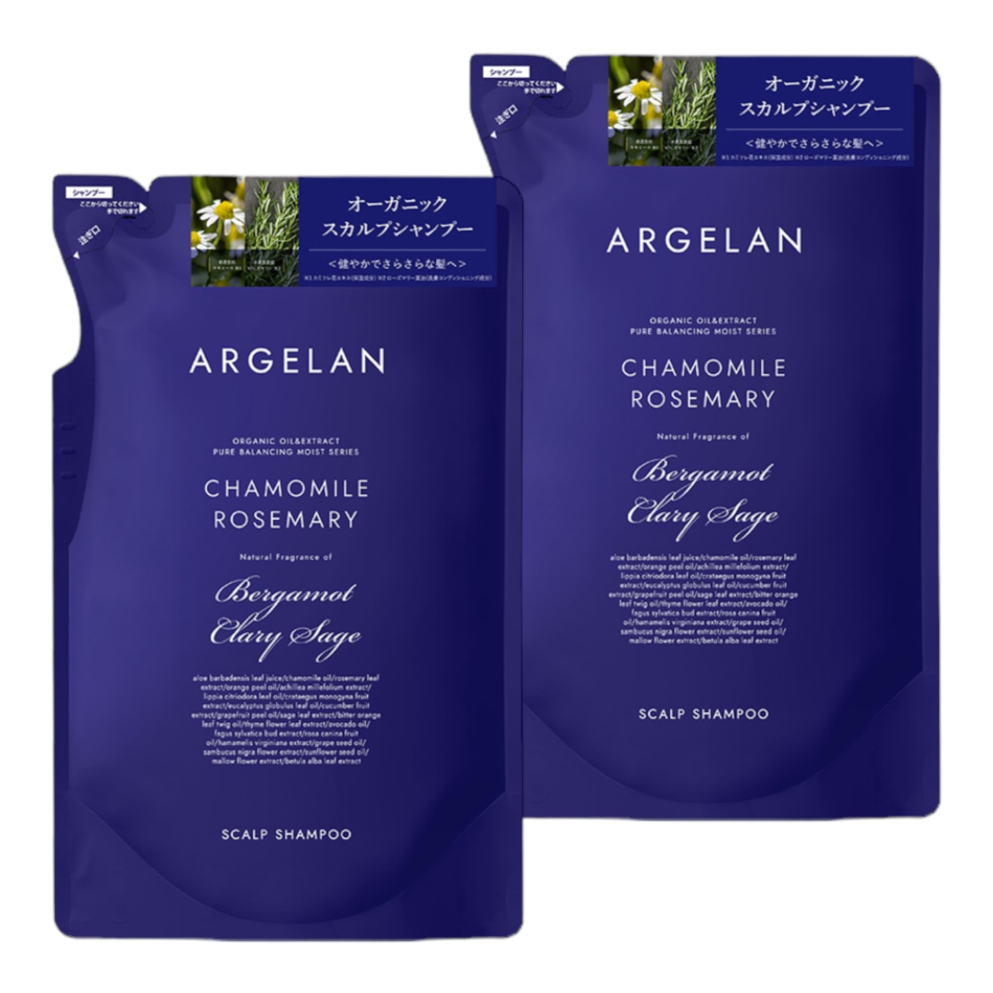 

Argelan Шампунь для кожи головы Сменный блок 400 мл Набор из 2 штук