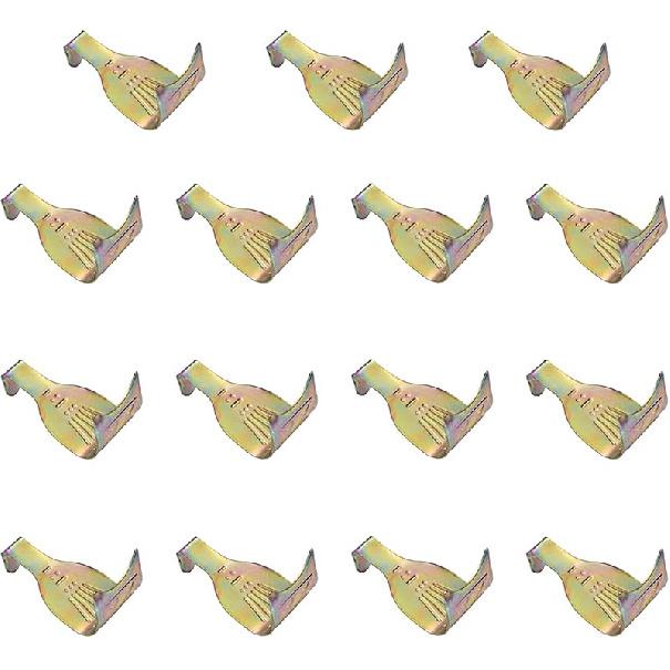 MroMax Solid Moulding Picture Hooks Hangers Rail Hanging Hook Color Zinc-Plated 54mmx34mm Bronze 30pcs