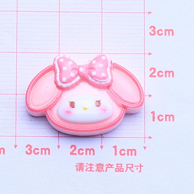 10 Pcs New Mini Kawaii Cartoon Animal Kitten, Rabbit Series Resin Scrapbookdiy Miniature Ornament Accessories A13