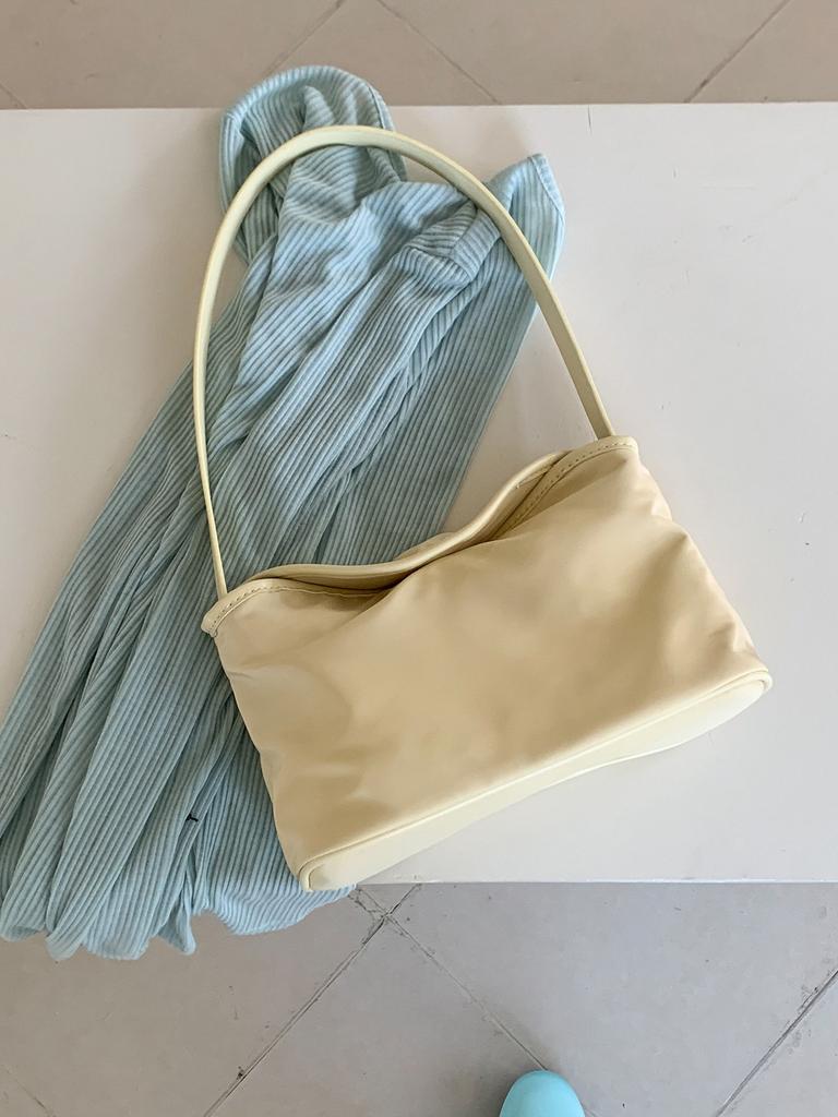 Freizeit-Einkaufstasche mit großer Kapazität, Einzelschultertasche im modischen Pendlerstil, Unterarmtasche