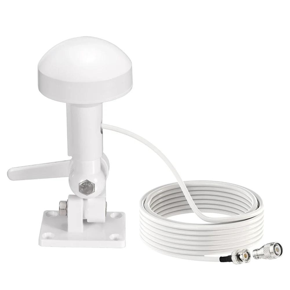 Marine GPS External Antenna with 5 Meter Cable and Bracket for Garmin GPSMAP 178/200/400 Series Navigation and Depth Sounders