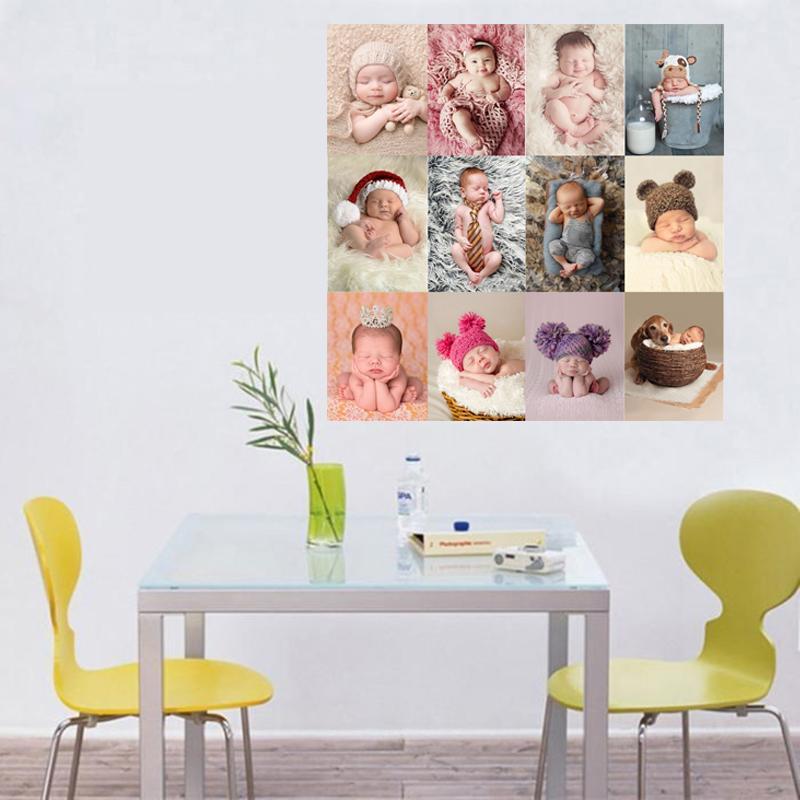 5D DIY Diamond New Baby Embroidery Portrait Full Set of Round Mosaic Home Decoration Gifts