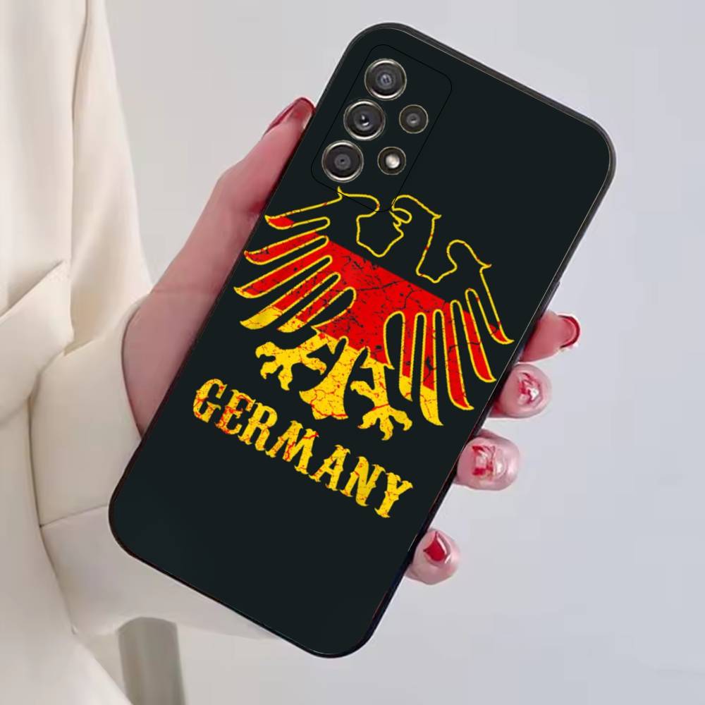 

Soccer Support G-Germany Phone Case For Samsung S25,S24,S21,S22,S23,S30,Ultra,S20,Plus,Fe,Lite,Note,10,Black Cover Samsung S22plus5G