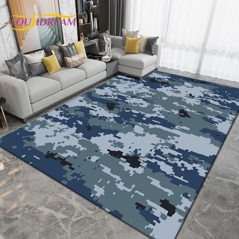 Vojenské maskovací koberce Navy Skull do obývacího pokoje Ložnice, venkovní kempingové koberečky, rohožky do kuchyně koupelna protiskluzové podlahové rohože