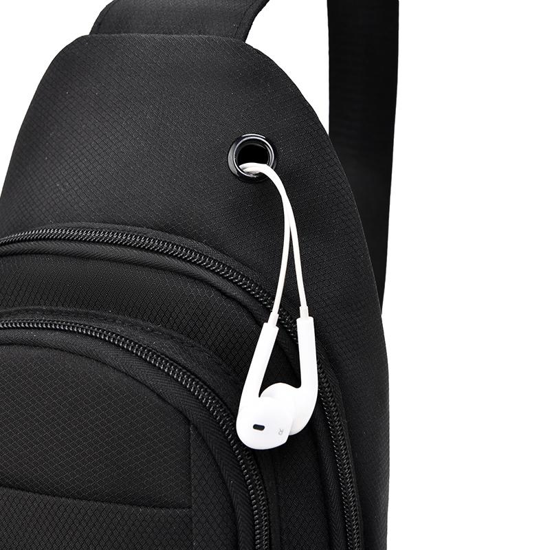 Men's Chest Bag Outdoor Shoulder Crossbody Bag Sports Mobile Phone Bag