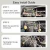 Brass Car AC Valve Caps for R134a System | Heavy-Duty High & Low-Side Service Port Caps | Leak-Proof Covers for Honda, Toyota, Subaru, & More