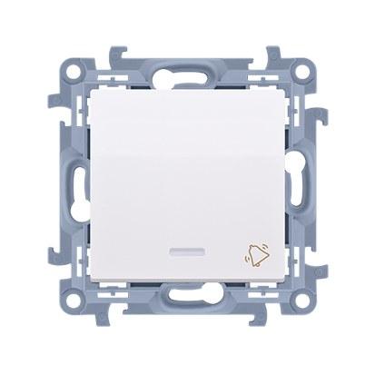 Bell Button with LED Backlight (module) 10 AX, 250 V~, Screw Terminals